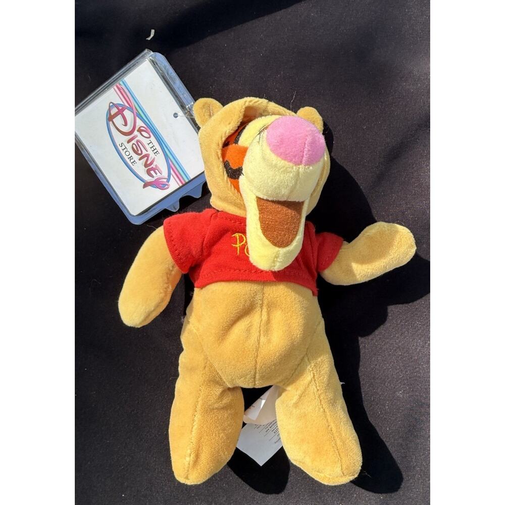 Disney’s Winnie The Pooh- Mini Bean Bag Tigger To Pooh 8” New NWT